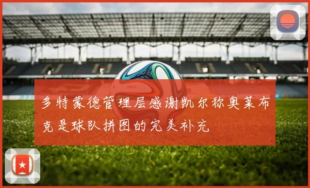 多特蒙德管理层感谢凯尔称奥莱布克是球队拼图的完美补充