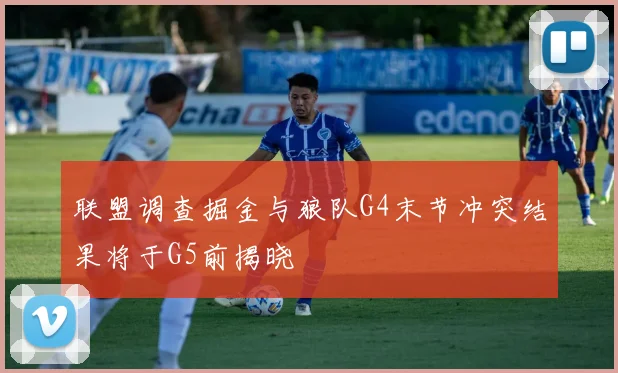 联盟调查掘金与狼队G4末节冲突结果将于G5前揭晓